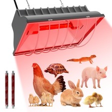 UTFEEDY Chicken Coop Heater, Aluminum Brooder Heater Lamp for 30 Chicks or Duckl