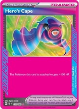 Pokemon Hero's Cape Scarlet & Violet: Temporal Forces 152/162 Holofoil MP