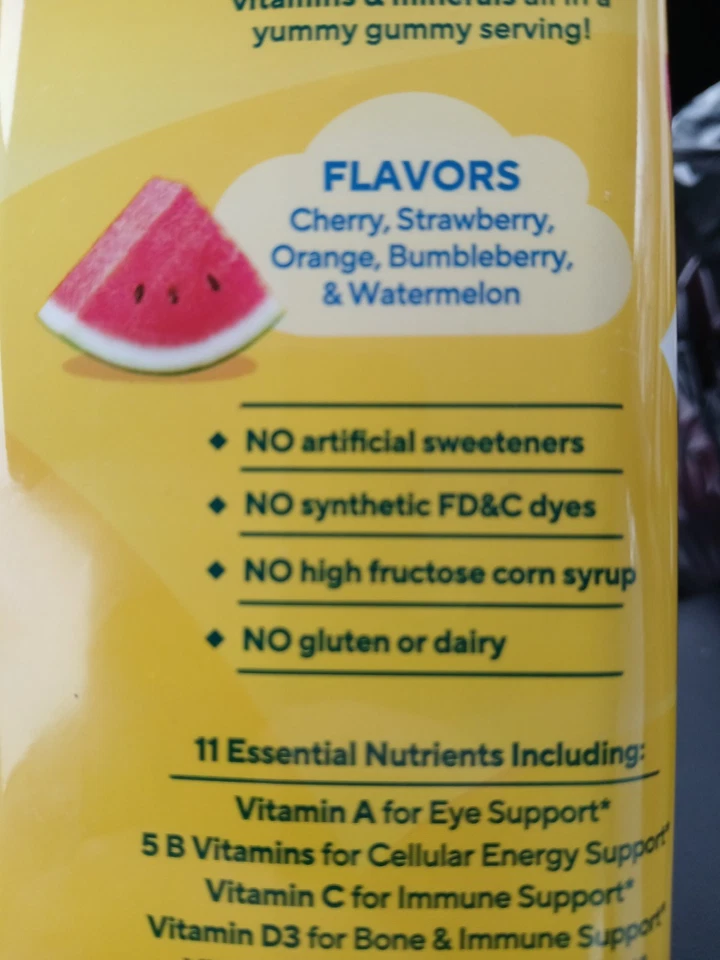 Multivitamínico completo L'il Critters Gummy Vites, 300 ct. Caducidad 10/2026 Foto 4 de 4