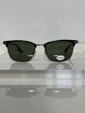 BMW BW5043H Black Gunmetal Titanium Alloy custom G15 Green Polarized Sunglasses