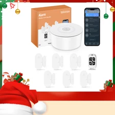 Smart Life WiFi Door Window Sensor 126dB Smart Alarm,Security System APP Control