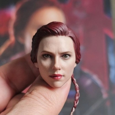 Hot Toys MMS533 Black Widow Endgame 1/6 Head Sculpt Scarlett HT Sideshow