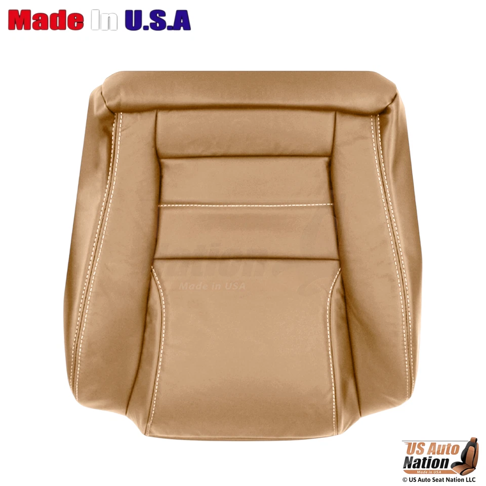 1994-1998 Fits Ford Mustang Genuine Leather Front Replacement Seat Covers Saddle - Image 2 of 4