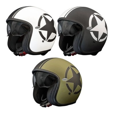 Premier Vintage Star Jet Helmet Jet Roller Helmet Moped Helmet