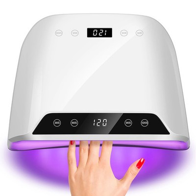 Nail Drying Lamp 72 LEDS Nail Lamp for Salon Gel Manicure or DIY At Home 