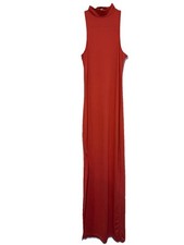 Capella Rust Sleeveless Bodycon Maxi Dress Womens Size Small