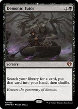 Demonic Tutor [Borderless Foil] #696 Prices | Magic Commander