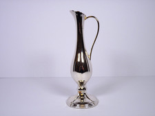 Vintage Silver-Plated Pitcher Bud Vase Tarnish-Resistant 7" Tall - Japan - CT