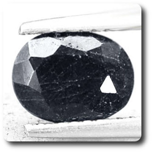 Saphir noir naturel de 1.71 cts de Zantong Chine pour collection