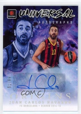 2025-26 Panini Origins EuroLeague Universal /99 Juan Carlos Navarro Auto 1y9