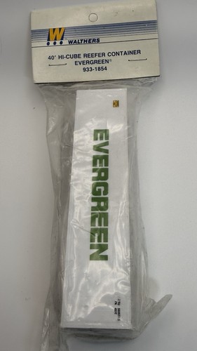 Contenedor refrigerado HO Walthers 40 pies Hi Cube Evergreen 9331854 | Zustand: New