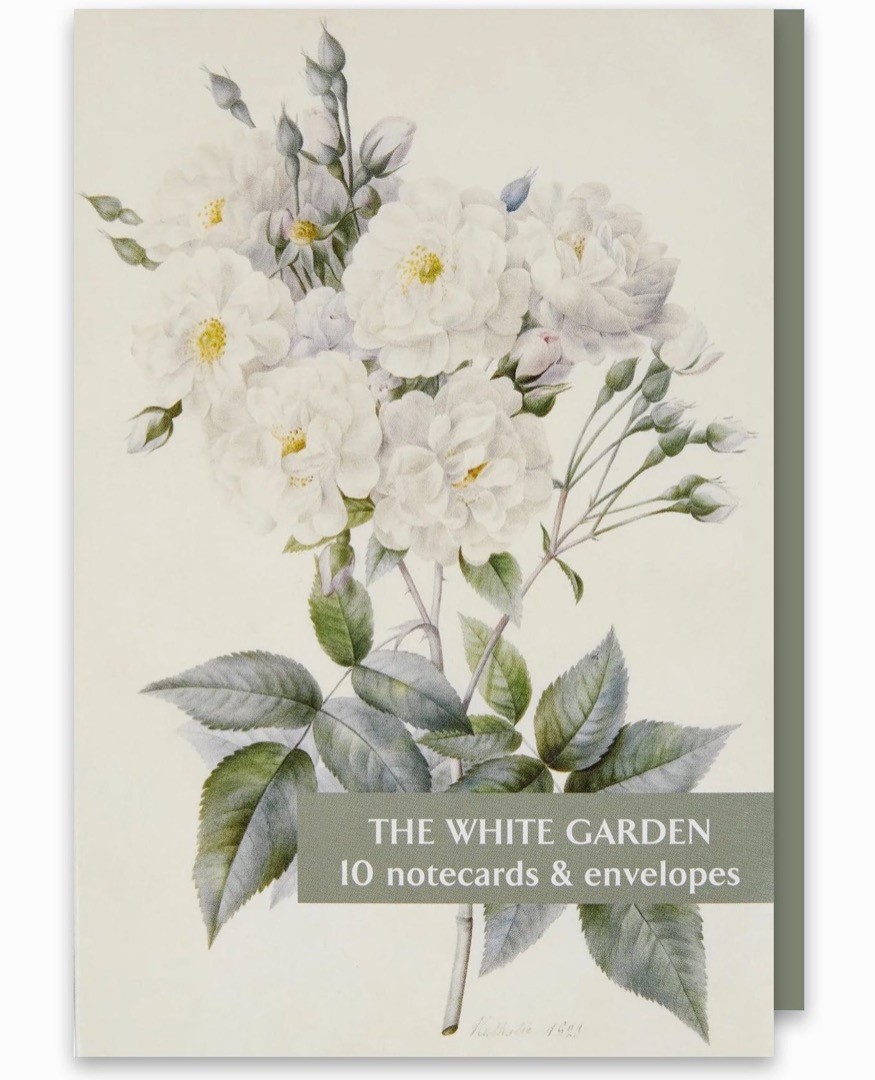 The White Garden Blank Notecard Pack by Fitzwilliam Museum (2 Each of 5 Designs)