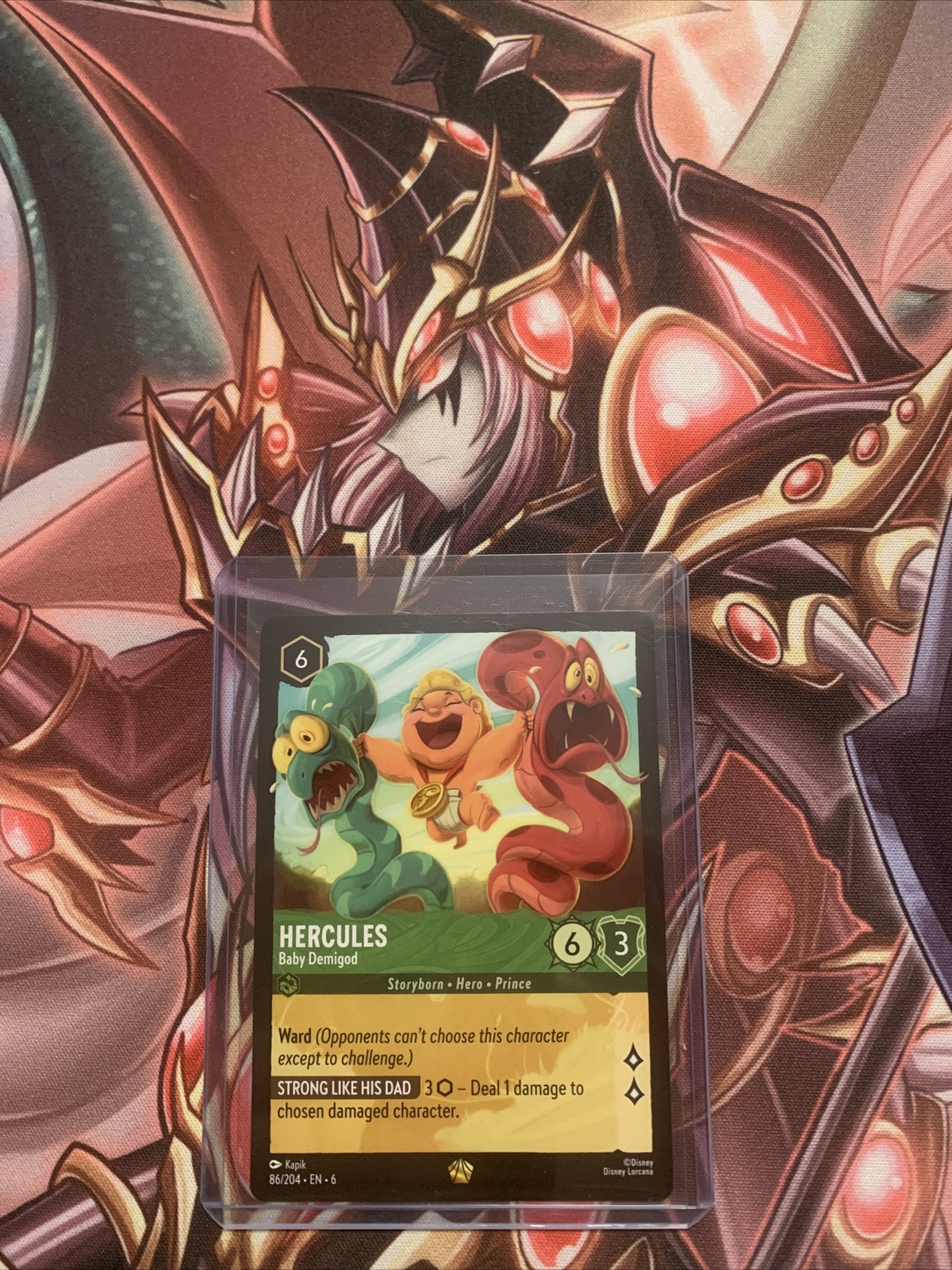 Hercules - Baby Demigod | Disney Lorcana Azurite Sea | 86/204 | NM | Legendary