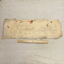 Vintage Billboard Ad Sample: Kap’s Store Calvert Clothes Lawrence Massachusetts