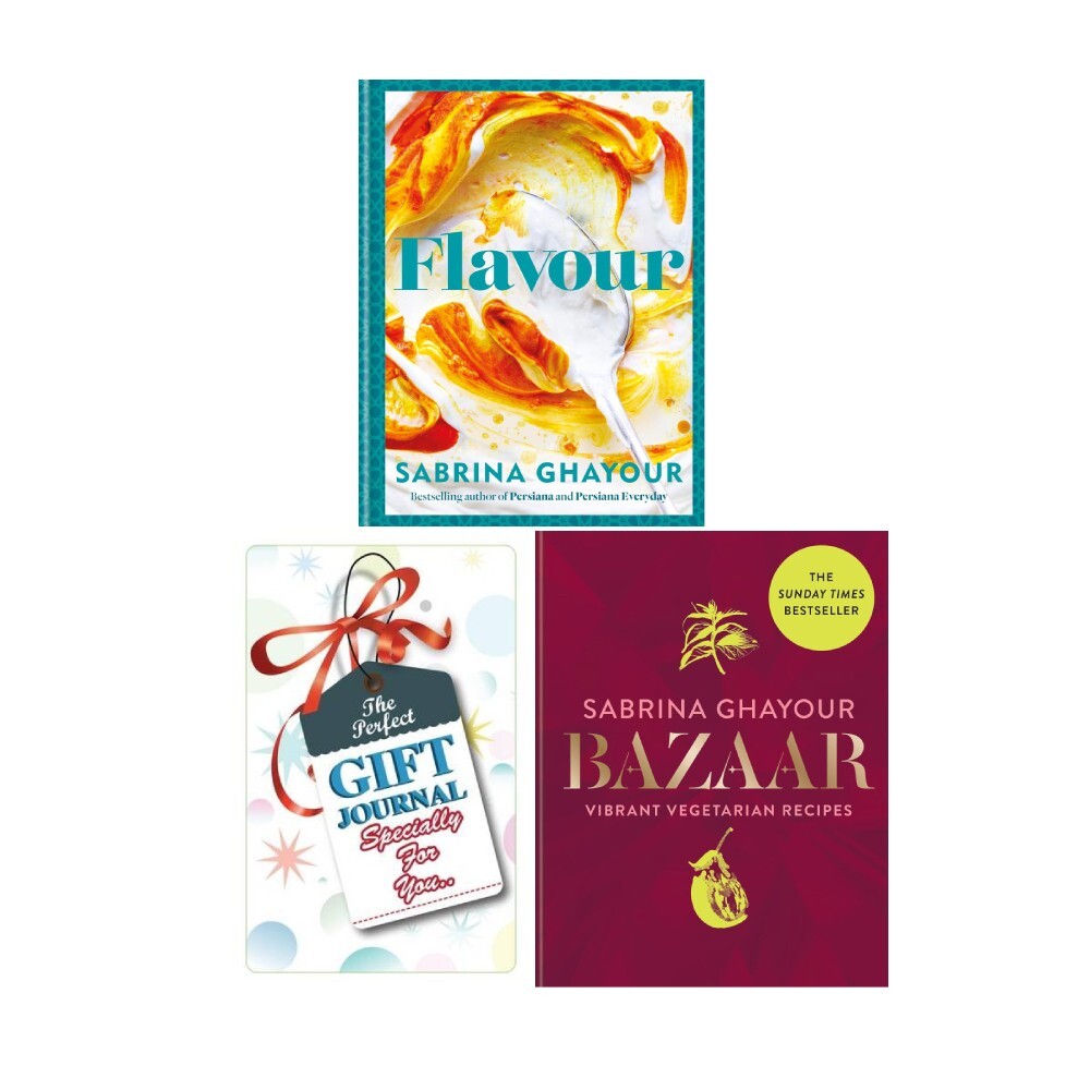 Flavour (HB), Special Gift Journal for You, Bazaar Sabrina Ghayour (HB) 3 Books
