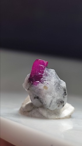 Aesthetic Ruby Crystal & Luster Natural From Jagdalik Afghanistan 10crt - 第 5/7 張圖片