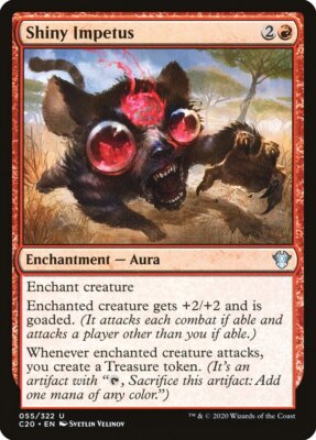MTG Magic the Gathering Shiny Impetus (55/355) Commander 2020 NM