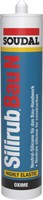 1X 300Ml Soudal Silirub Bau N Transparent Bausilikon Silikon Silicon Dichtstoff