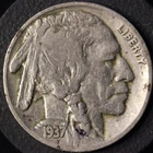 1937 Buffalo Nickel F