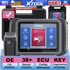 USED XTOOL D8BT Scanner Auto Bidirectional Coding Diagnostic Scanner Topology