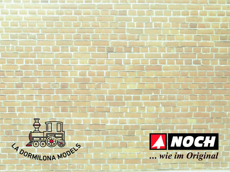 NOCH 57550 - H0 Pared de ladrillo 32 x 15 cm  Hoja impresa - NUEVO (c200) - Imagen 2 de 4
