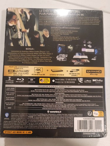 THE EXORCIST 4K UHD Blu-ray 5-disc Steelbook Collector's Edition Region-Free NEW - Picture 2 of 6
