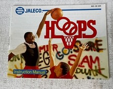 Hoops Nintendo Entertainment System NES, 1989 NES Jaleco Manual Only