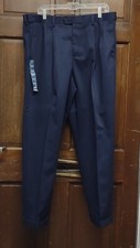 NWT Croft  Barrow Classic Fit Premium No Iron Pleated Cuffed Dress Pants 36x31