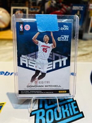 その他 17/18 Prizm Donovan Mitchell RC auto nba 2017-18 Ascension Rookie RC Ascent Donovan Mitchell Auto #/299