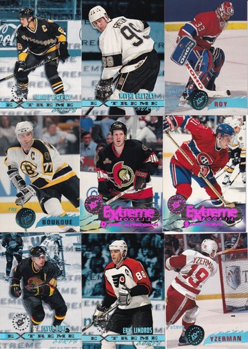 1995-96 TOPPS STADIUM CLUB COMPLET SET 1-225 + 2 CHECKLIST LEMIEUX GRETZKY ROY B