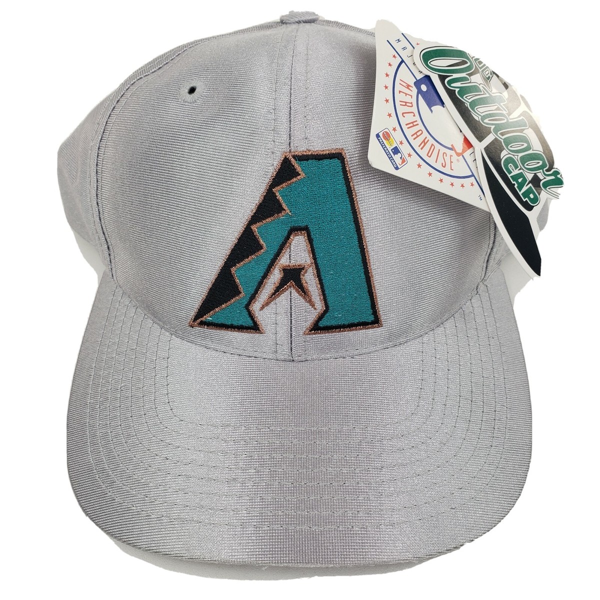 Vintage 90s Outdoor Cap Arizona Diamondbacks Silver Gray Snapback