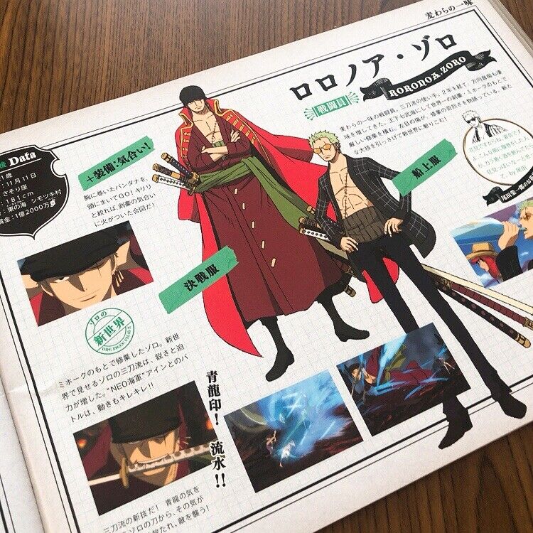 ONE PIECE movie FILM:Z Brochure JAPANESE 2012 Luffy Zoro Anime Syueisya JUMP