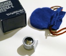 Excellent Voigtlander Sucher Bessa-L 75mm Viewfinder Original Box
