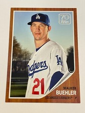 2021 Topps Baseball 70 Years of Topps Baseball #12 - Walker Buehler - Dodgers