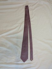 VTG Christian Dior Tie Men’s 100% Silk Italy Made in USA Red Blue WPL 125