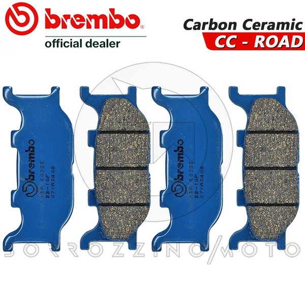 4 BremsbelÄGe Vorn Brembo Carbon Yamaha XVS 1300 A Midnight Star 2009-image