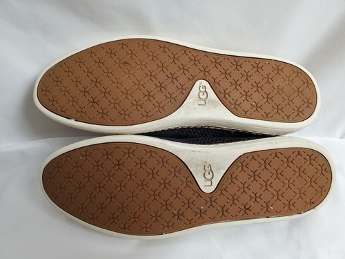 Scarpe basse UGG Sammy donna taglia 9 nere in maglia slip on sneakers 1016756 - Foto 7 di 8