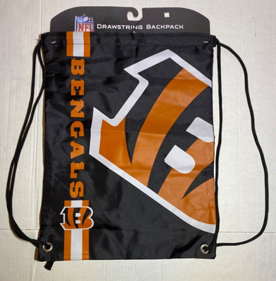 Cincinnati Bengals NFL Team Drawstring Backpack sack / Gym bag / Cinch Bag