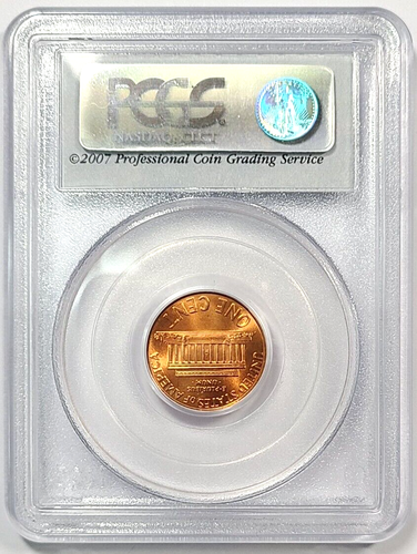 2007 Lincoln Cent PCGS MS68RD Satin Finish - Picture 2 of 2