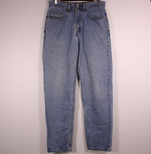 Vintage 90s Levis 550 Jeans Mens 31x34 Blue Relaxed Tapered Denim 31.5x34.25 Y2K