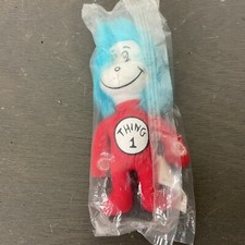 Dr. Suess 2003 Kellogg Cat in the Hat Thing 1 Mini Plush Cereal Promo Sealed
