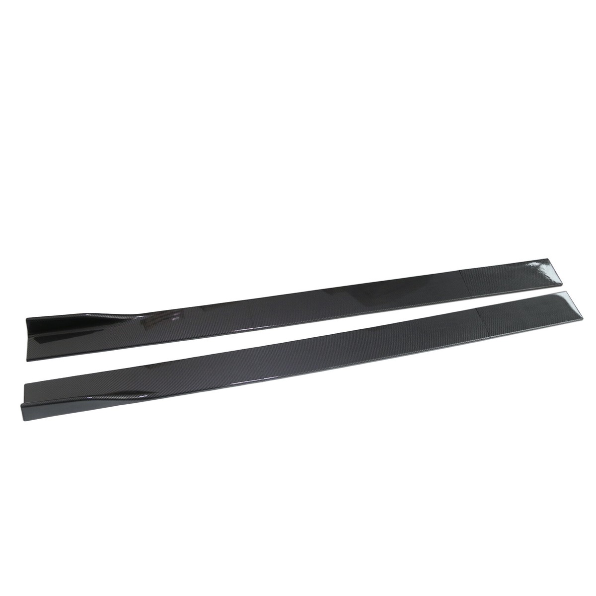 erika⁂売り切りセール中様　CABaNCDライトブルーs 78.7'' Carbon Fiber Look Side Skirt Rocker Panel Lip For