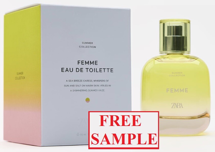 NEW Zara Femme Perfume Parfum Fragrance Spring Summer Winter Women