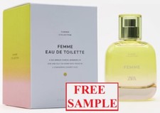 NEW Zara Femme Perfume Parfum Fragrance Spring Summer Winter Women + FREE Sample