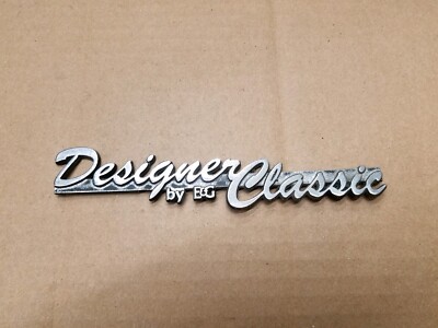 Cadillac OEM Designer By E & G Classic Metal Roof Emblem Badge Logo Nameplate