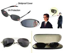 2 x Anti-Tracking Anti-Spy Rear View Mirror Sunglasses Behind Vision Eyewear