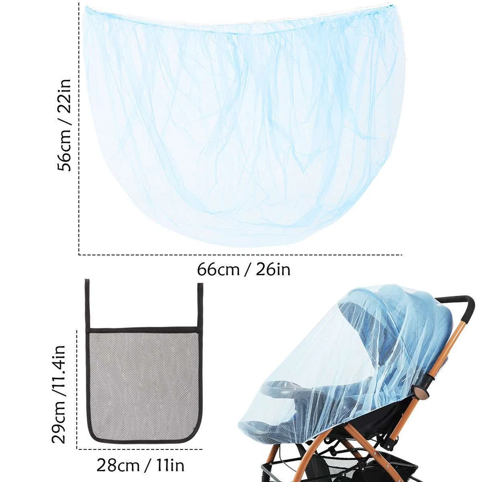 2024 Baby Mosquito Net For Stroller Car Seat Infant Bug Protection Insect Cover - Image 2 of 4