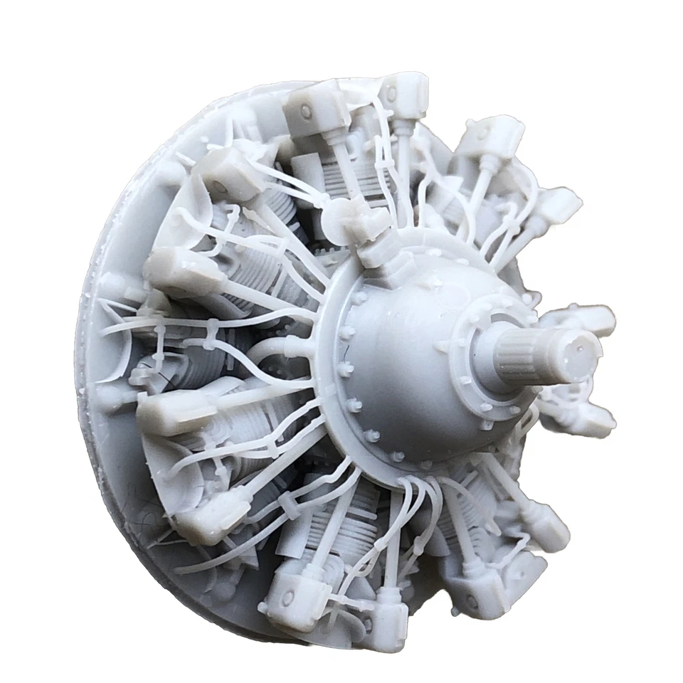 Motor radial delantero 1/32 FAST FIX R-1830 con cables detalle RESINA2 NUEVO 32070 Foto 3 de 4