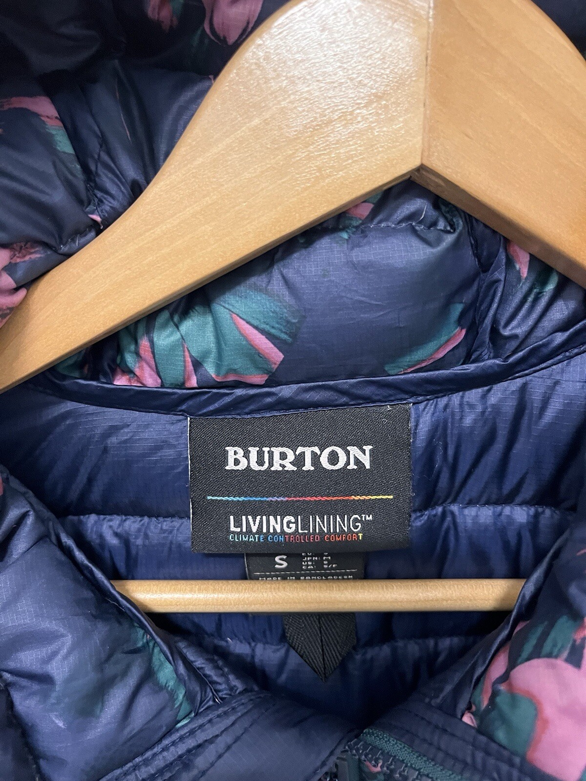 Rare Burton Women’s Evergreen Long Down Parka Jacket Size Small S image 2