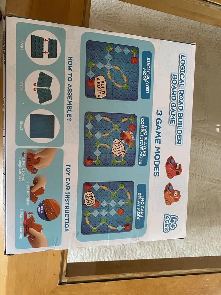 COSICOSY Kids Toys STEM Board Games, Smart Logical Road Builder 56 x 56CM with